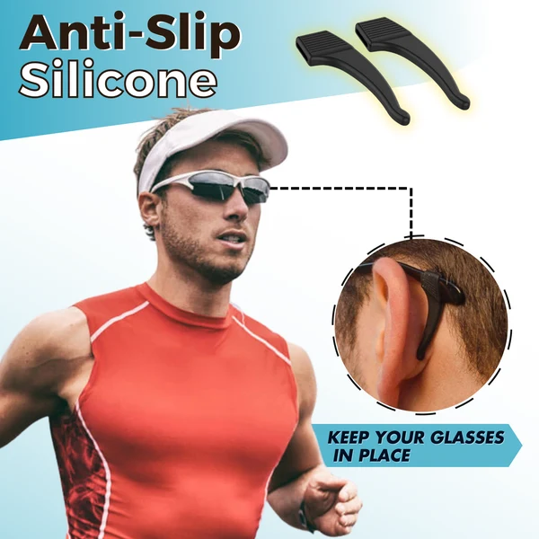 Antislip siliconen oorhaken voor brillen – Brillenpootjes houders