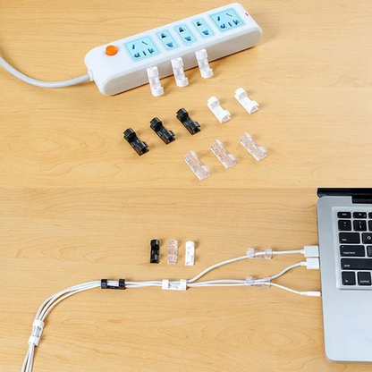 Zelfklevende kabelclips – handig en praktisch, de perfecte kabelhouder voor bureau en thuis