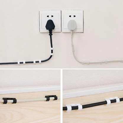Zelfklevende kabelclips – handig en praktisch, de perfecte kabelhouder voor bureau en thuis