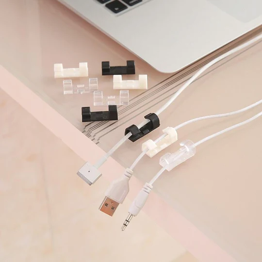 Zelfklevende kabelclips – handig en praktisch, de perfecte kabelhouder voor bureau en thuis