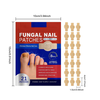 FungalPatch - Intensieve Nagelverzorging Set - Zelfklevende Schimmelwerende Pleisters