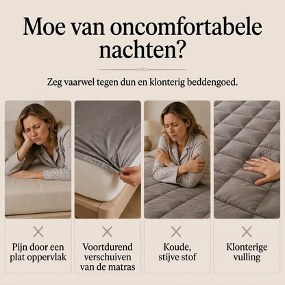 Zachte gewatteerde oprolmatras