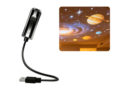 🔌 Plug-and-play HD nachtlampje met sterrenhemel- en oceaanprojectie 🥳⭐