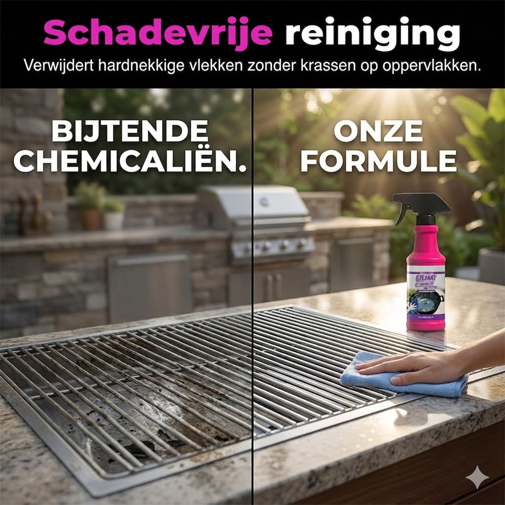 Krachtige BBQ Reiniger Spray – Snelle Vetoplosser voor Grill en Barbecue