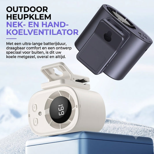 Draagbare LED Autoventilator met Slim Display