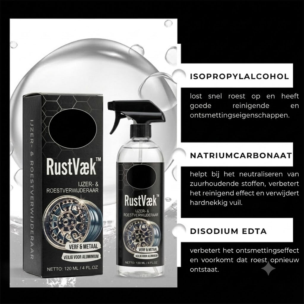 RustVæk™ Roestverwijderaar Spray voor Auto en Metaal