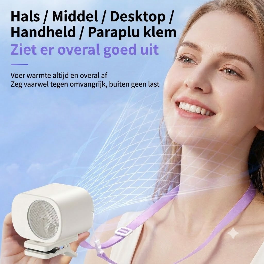 Draagbare LED Autoventilator met Slim Display