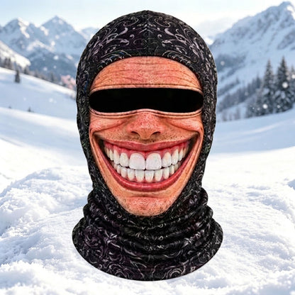 Grappig en ultrarealistisch skimasker