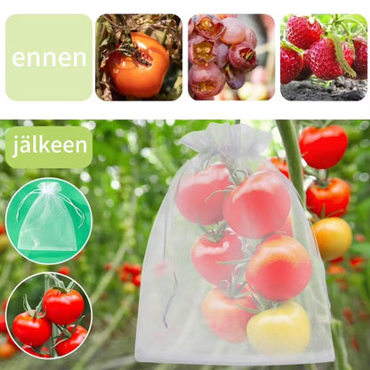 Suojapussit hedelmille ja vihanneksille