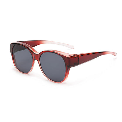 🕶 Nieuwe Oversized Cat-Eye Zonnebril – Gepolariseerde Glazen & UV400 Bescherming