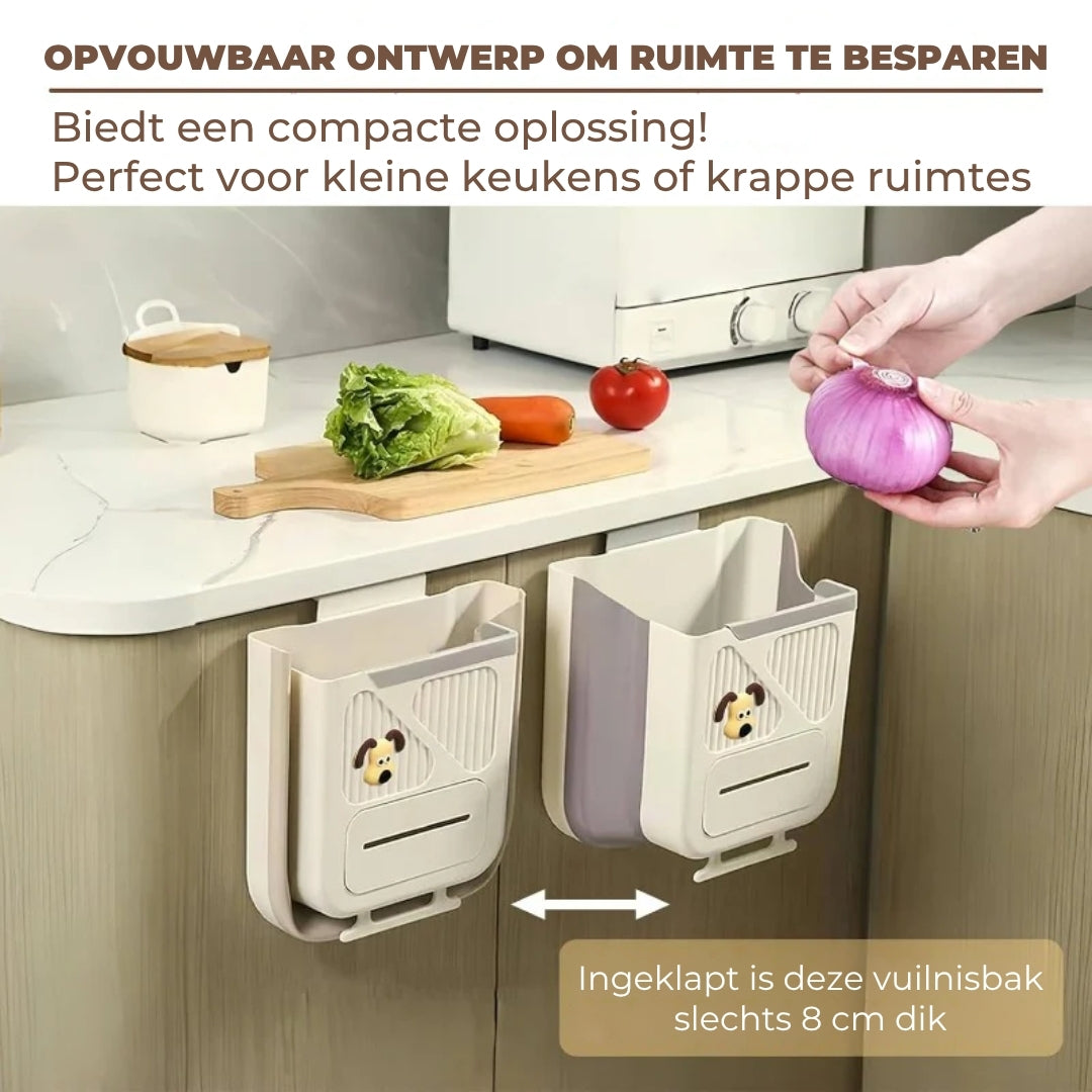 Ruimtebesparende Inklapbare Prullenbak