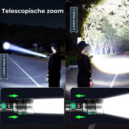 Tactische Zaklamp met Powerbank