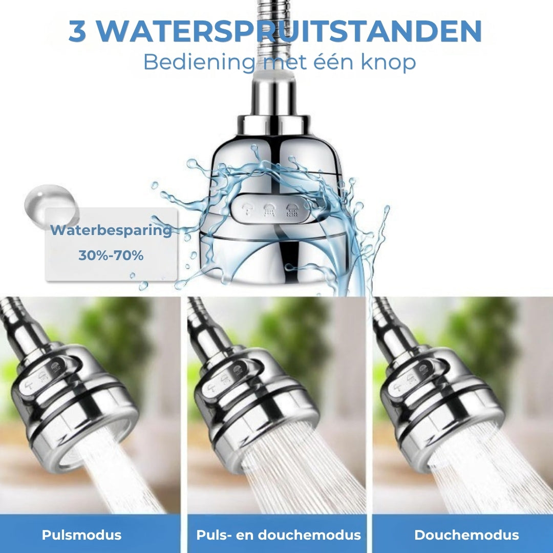 Keukenkraan Sproeikop - Waterbesparend Verlengstuk