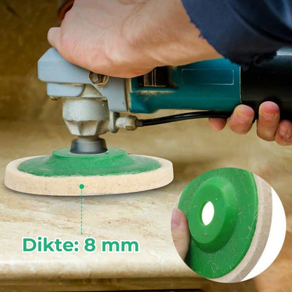 Vilt Polijstschijven voor Dremel & Multitool - 10 Stuks
