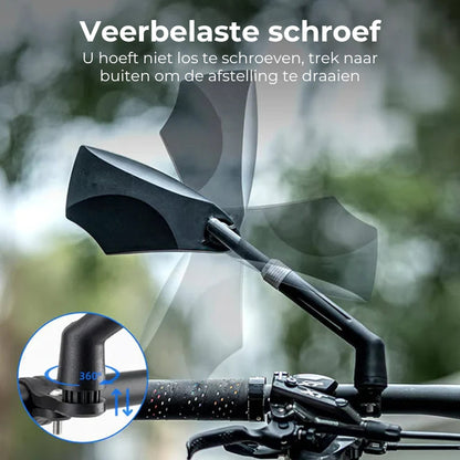 Verstelbare Fietsstuur Spiegel - 360 Graden Zicht