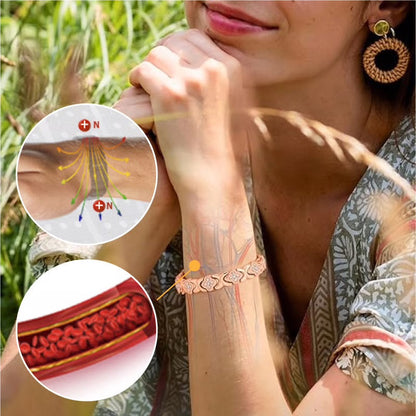 Kuparinen kukka rannekoru