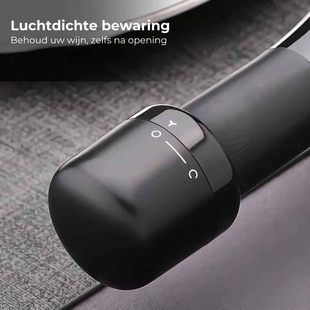 Vacuüm Wijnstopper met Pomp - Houdt Wijn Langer Vers