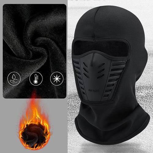 Thermische Bivakmuts & Balaclava - Winddicht & Waterafstotend (Motor/Ski).