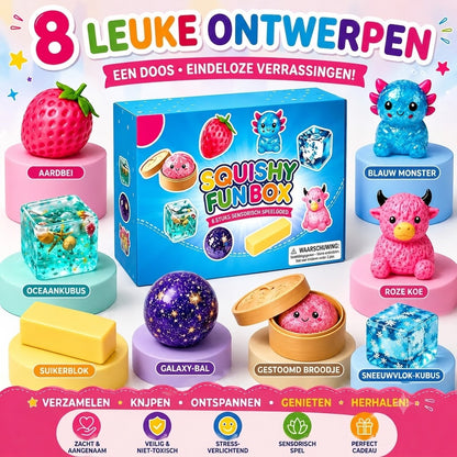 Grappige & Schattige Squishy Box – De Populaire Bestseller in de Magische Mystery Box!