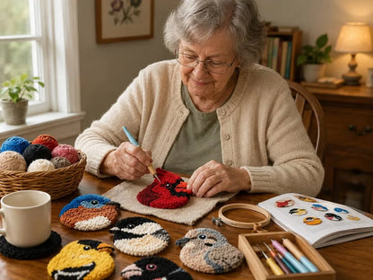 DIY Vogel Onderzetters Breipakket