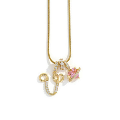Elegante ketting met hartvormige hanger