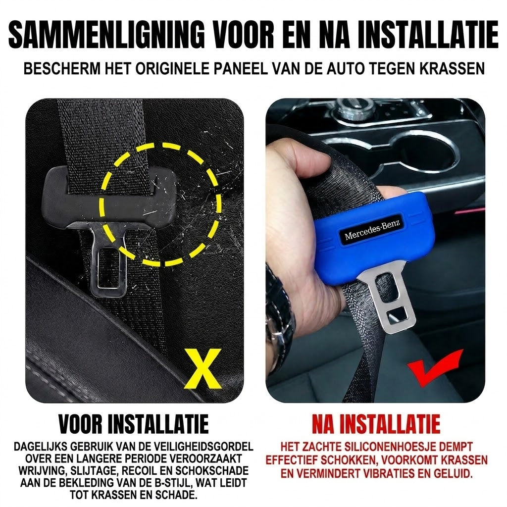 Gordelkussen / schouderpad voor autogordel met autologo