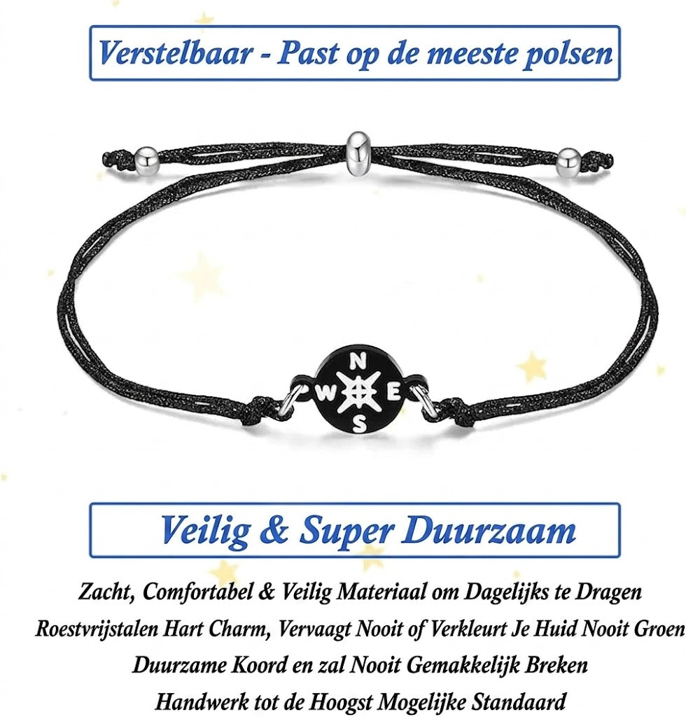 Betekenisvol Afstudeercadeau - Verstelbare Armband met Mooie Boodschap