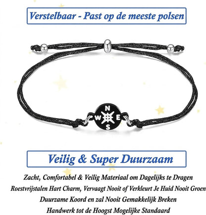 Betekenisvol Afstudeercadeau - Verstelbare Armband met Mooie Boodschap