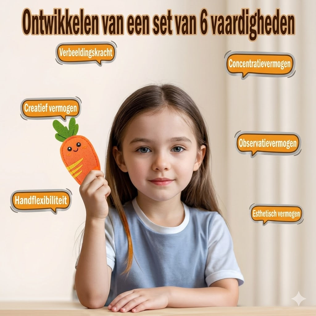 DIY Naaiset voor Kinderen - Creatieve Knutselset Dieren