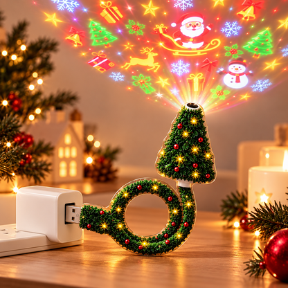 HD USB Kerstprojector – Creëer een magische kerstsfeer in een oogwenk