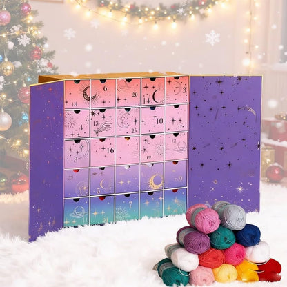 Haak-kerstkalender 2026 (25 dagen) – Adventskalender met garen, haakaccessoires, patronen en creatieve verrassingen