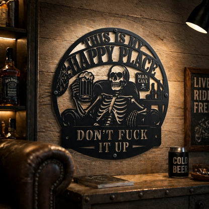 💀🍺 "Dit is mijn geluksplek": Leuke decoratie voor een ruimte exclusief voor mannen