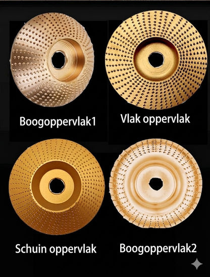 ⚙️ Slijpschijven voor houtbewerking – snel snijdend, scherp en duurzaam, geschikt voor haakse slijpers