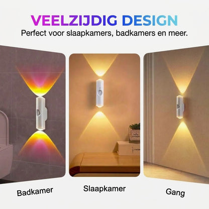 Slimme magnetische sensorlamp met RGB-licht – Oplaadbare bewegingssensorlamp voor kast, trap en sfeerverlichting