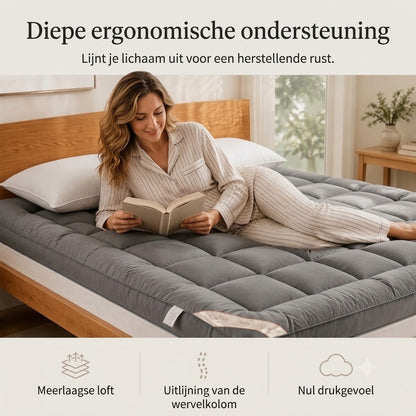 Zachte gewatteerde oprolmatras