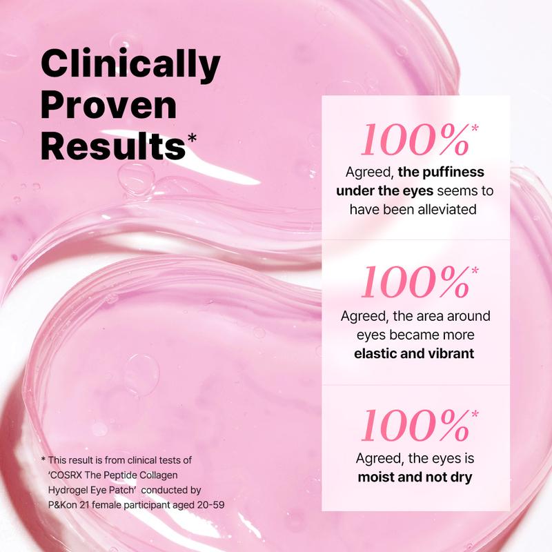 Peptidi- ja kollageenisilmälaput silmäpusseja vastaan (60 kpl)