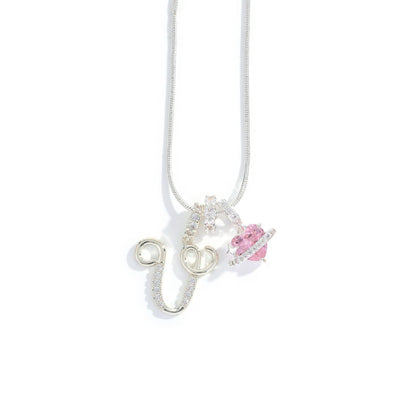 Elegante ketting met hartvormige hanger