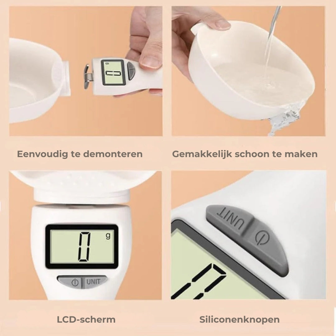 Digitale Lepelweegschaal – Nauwkeurige Elektronische Maatlepel – Keukenweegschaal