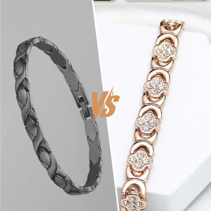 Kuparinen kukka rannekoru