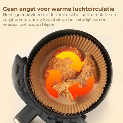 Airfryer Bakpapier Mandjes-[100 Stuks]