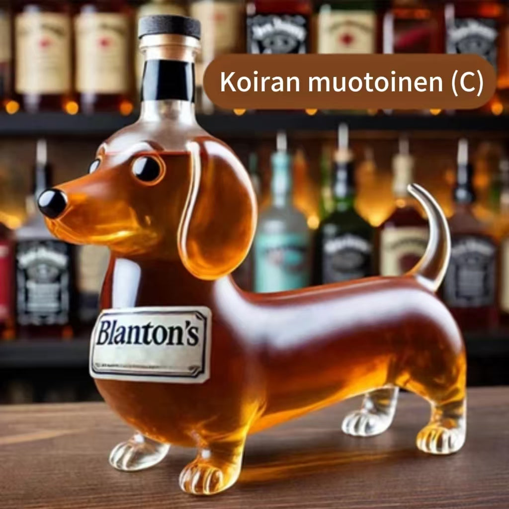 Eläimen muotoinen viskipullo