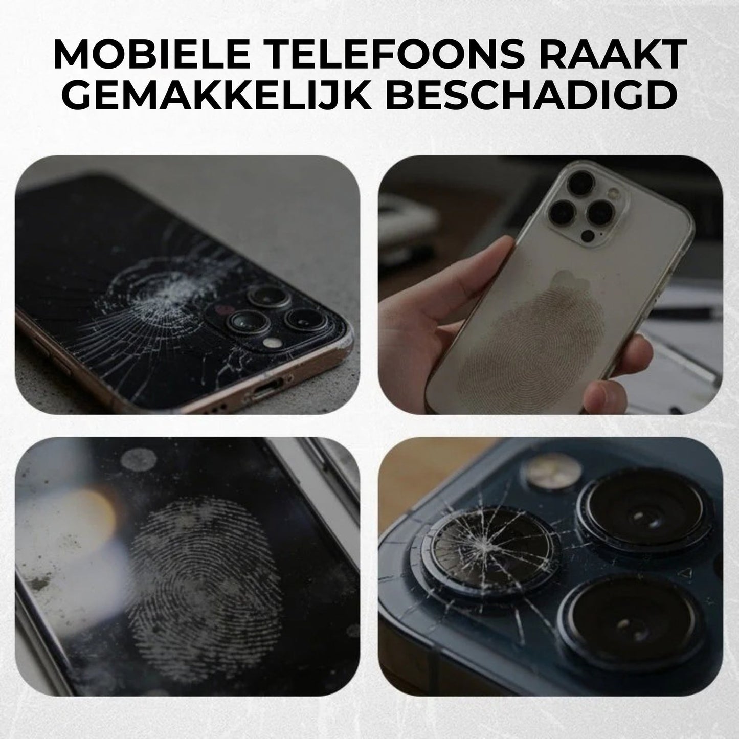 MagSafe Hoesje voor iPhone [12 t/m 17] - Luxe Matte Afwerking - Vingerafdrukwerend & Anti-Vette Laag