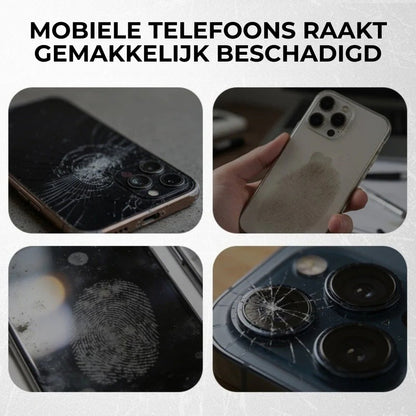 MagSafe Hoesje voor iPhone [12 t/m 17] - Luxe Matte Afwerking - Vingerafdrukwerend & Anti-Vette Laag