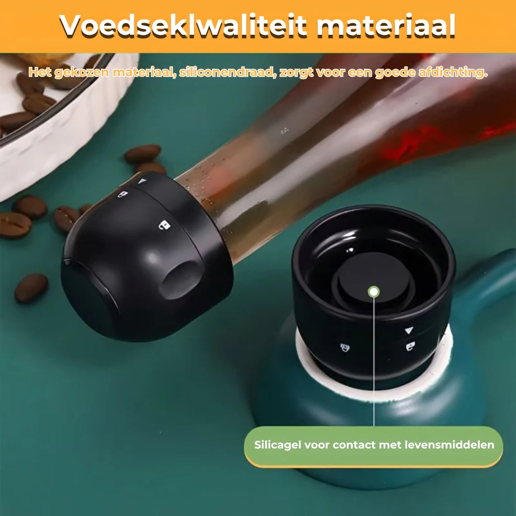 Vacuüm Wijnstopper met Pomp - Houdt Wijn Langer Vers
