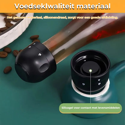 Vacuüm Wijnstopper met Pomp - Houdt Wijn Langer Vers
