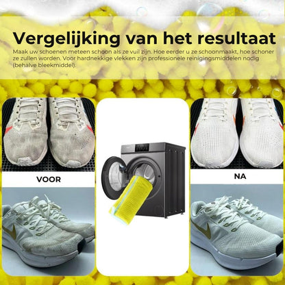 Microvezel Waszak voor Schoenen – Zacht & Effectief – Optimale Bescherming voor Schoenen en Wasmachine