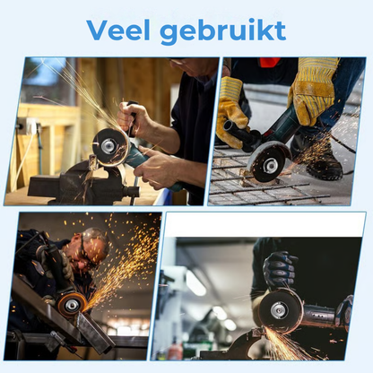 Flensmoer voor haakse slijper