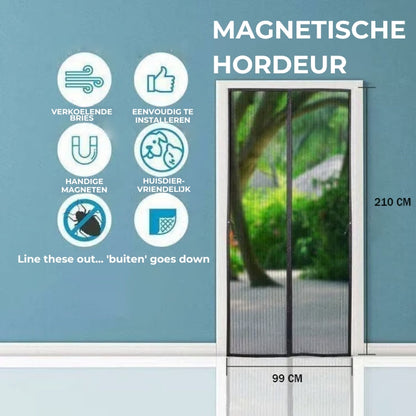 Magnetische Hordeur - Automatisch Sluitend Vliegengordijn