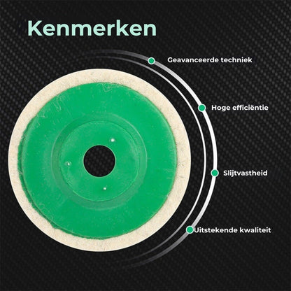 Vilt Polijstschijven voor Dremel & Multitool - 10 Stuks