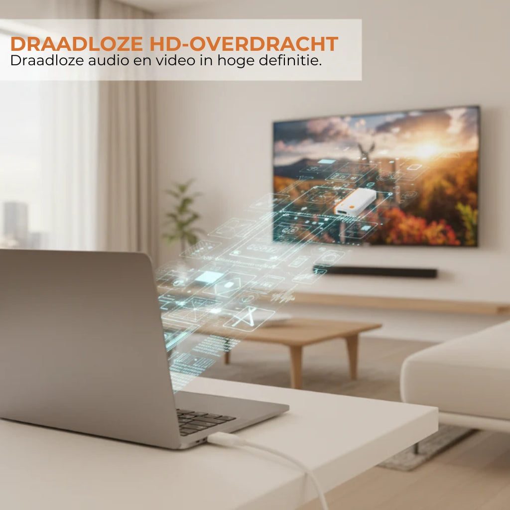 Draadloze HDMI Zender en Ontvanger